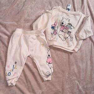 Disney Pink Winnie the Pooh Matching Set
